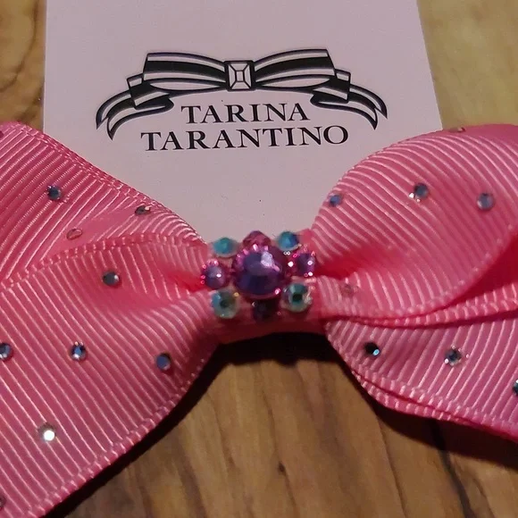 Tarina Tarantino Pink Little Lamb Bow - Picture 2 of 6
